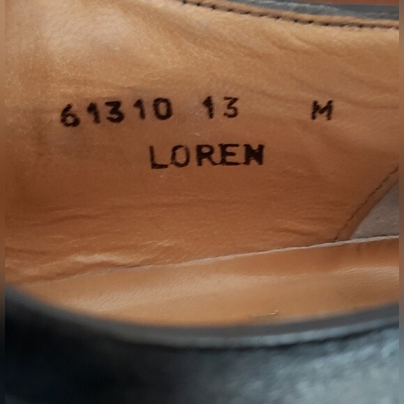 Bruno Magli Loren Men's Black Leather Dress Shoes Made in Italy Size 1… - Picture 11 of 11